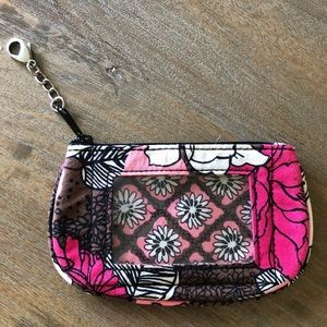 Vera Bradley mini wallet/ bag charm